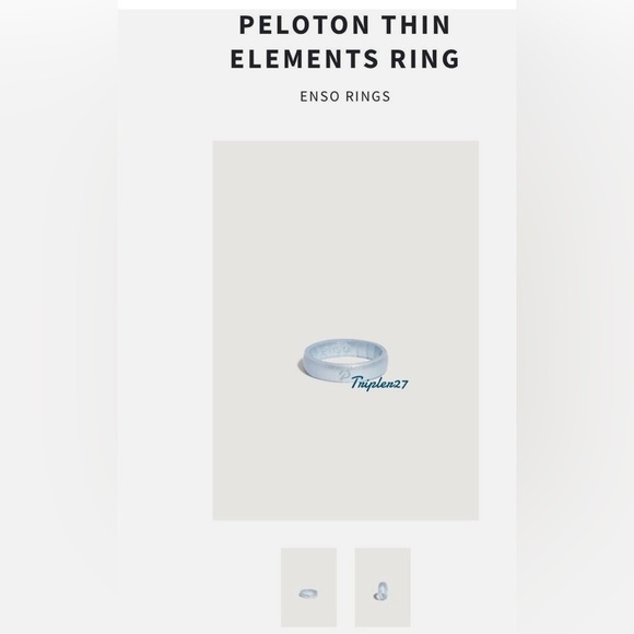 NWT Peloton x Enso Together We Go Far 2020 Ring SZ 7 - Picture 3 of 3